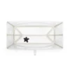 Flexi Bath® Transparent Sandy Beige mit hitzeempfindlichem Stöpsel