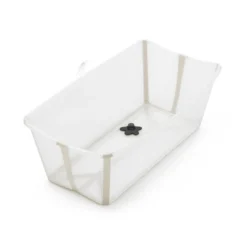 Flexi Bath® Transparent Sandy Beige mit hitzeempfindlichem Stöpsel
