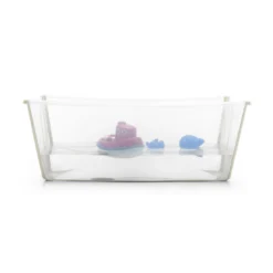 Flexi Bath® Transparent Sandy Beige mit hitzeempfindlichem Stöpsel