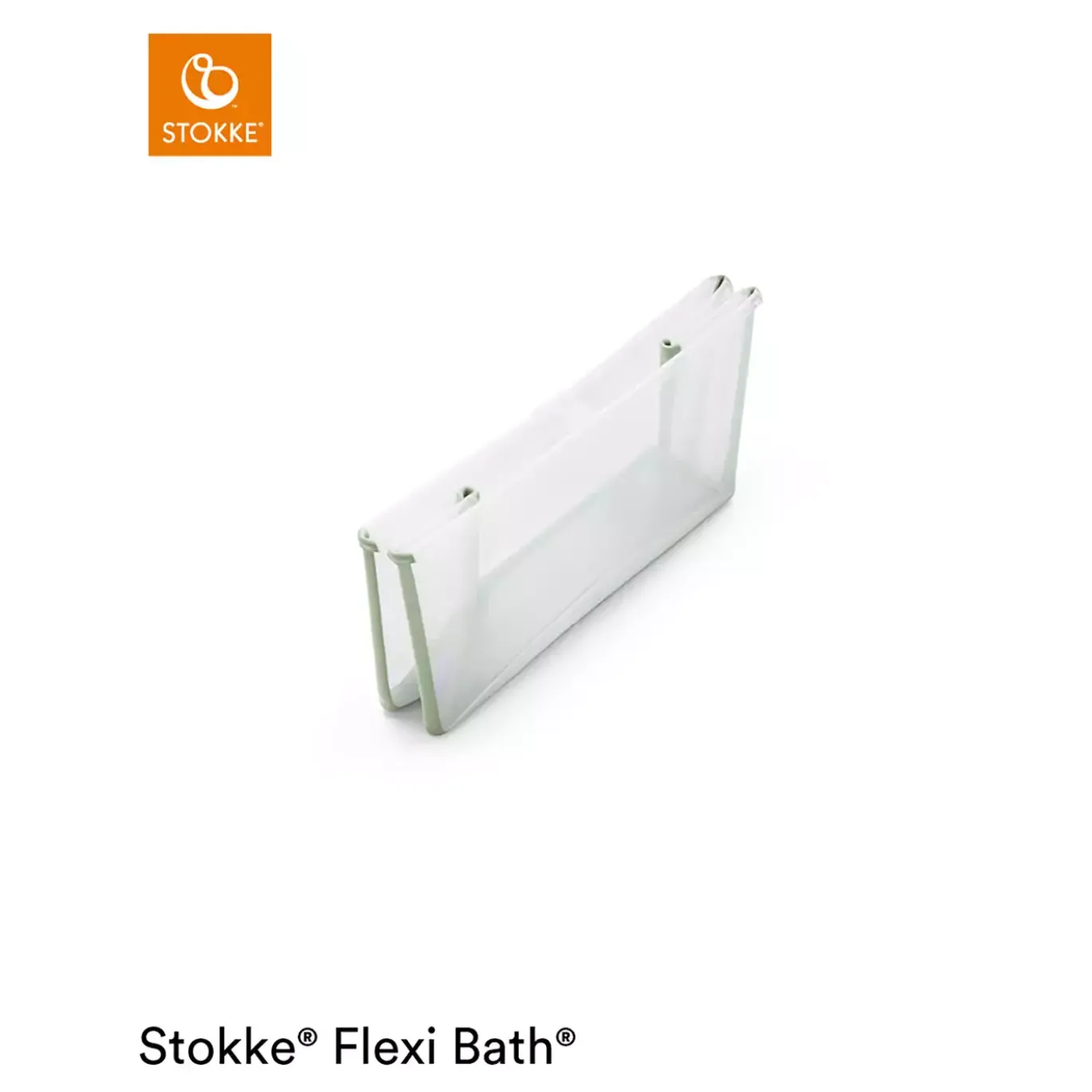 Flexi Bath XL Transparent Green mit hitzeempfindlichem Stöpsel