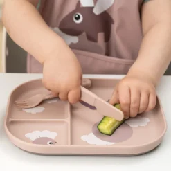 Foodie Besteck Set Happy Dots Rosa