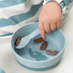 Foodie Besteckset Happy Dots Blau