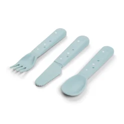 Foodie Besteckset Happy Dots Blau