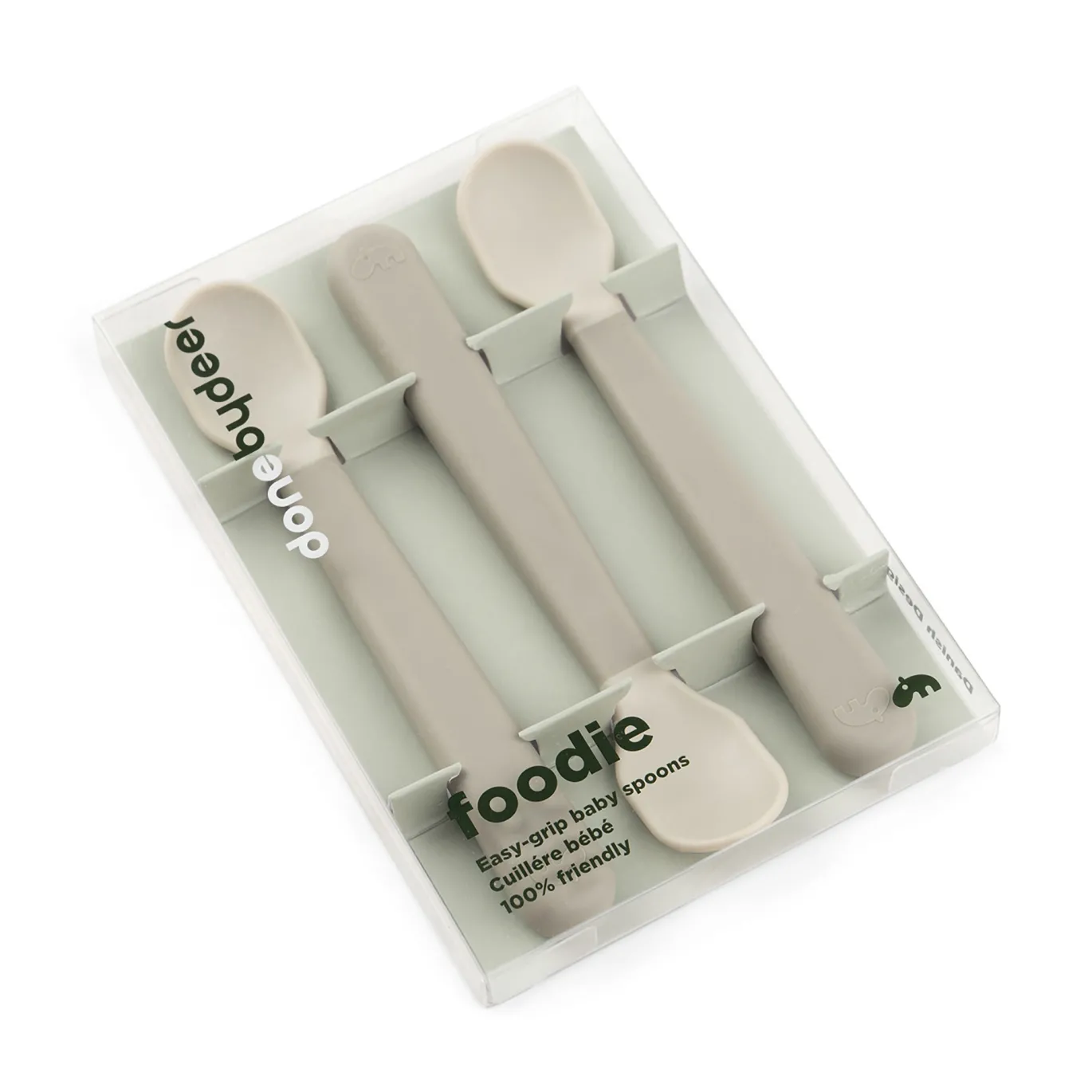 Foodie easy-grip Babylöffel 3er-Pack
