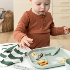 Foodie Menüteller Croco Grün