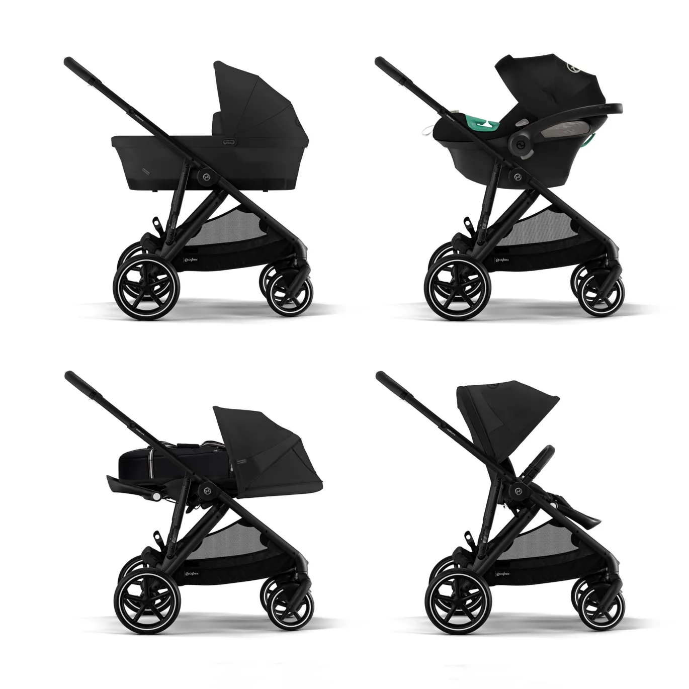 Gazelle S Moon Black (Black Frame)