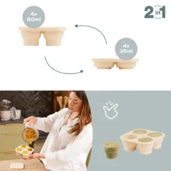Gefrierbehälter für Babybrei & Fruchtsauger