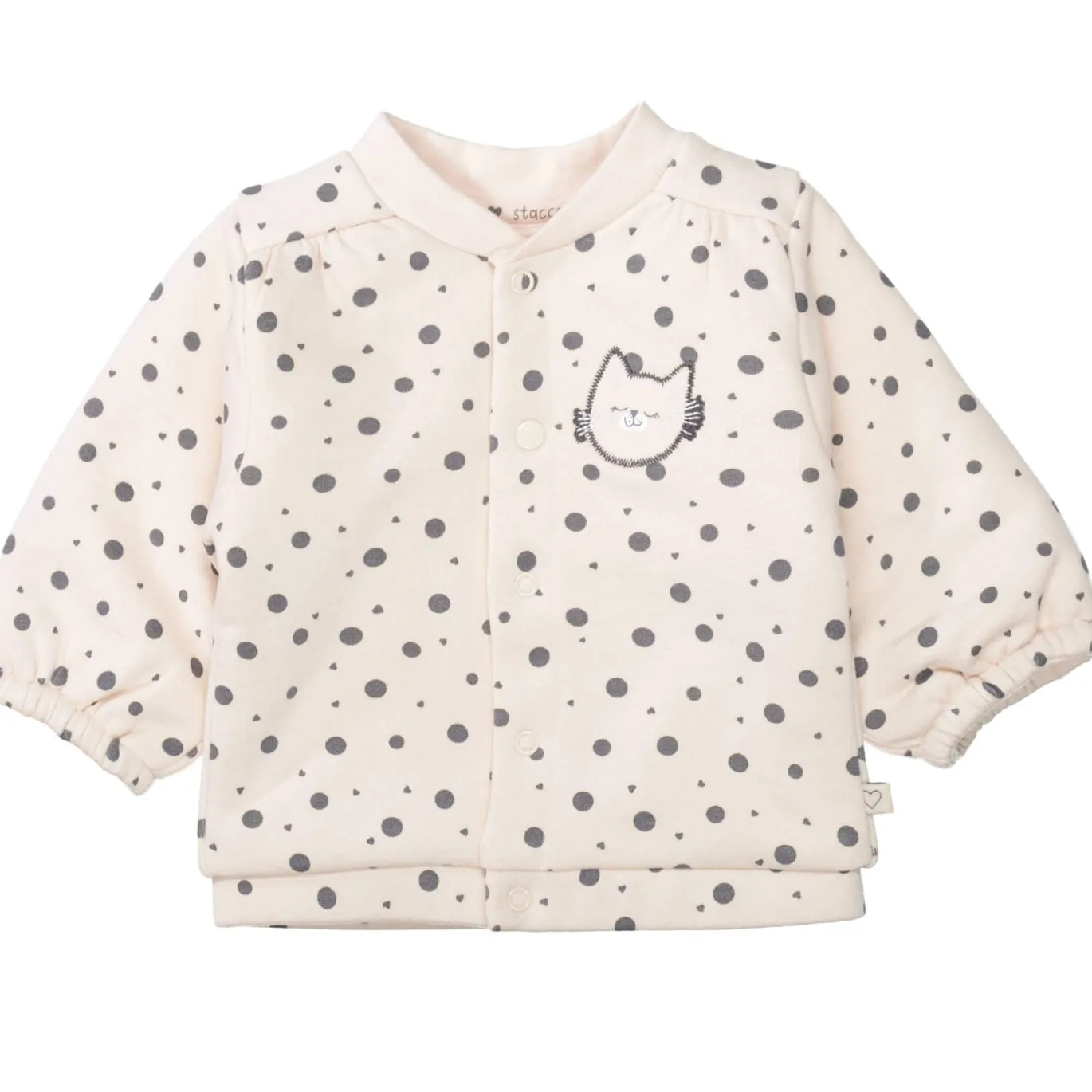 gepunktete Collegejacke