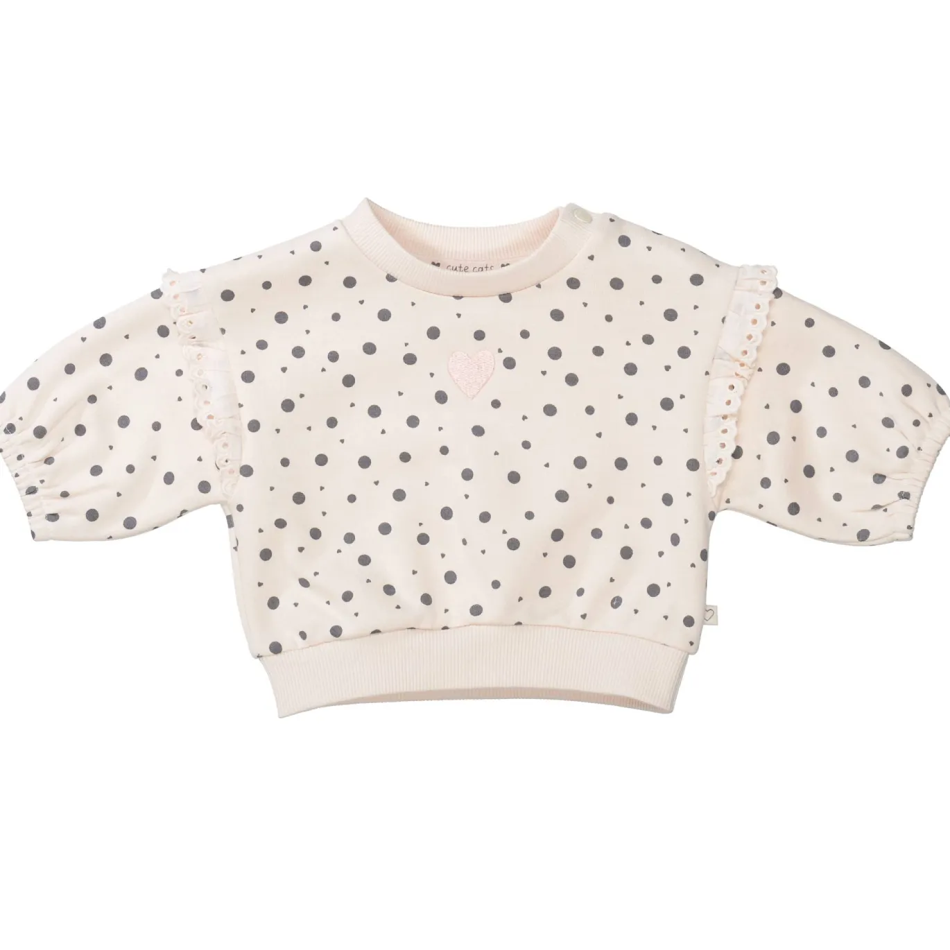 gepunktetes Sweatshirt