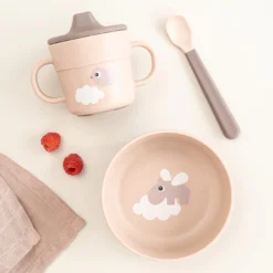 Geschirrset First Meal Happy Clouds
