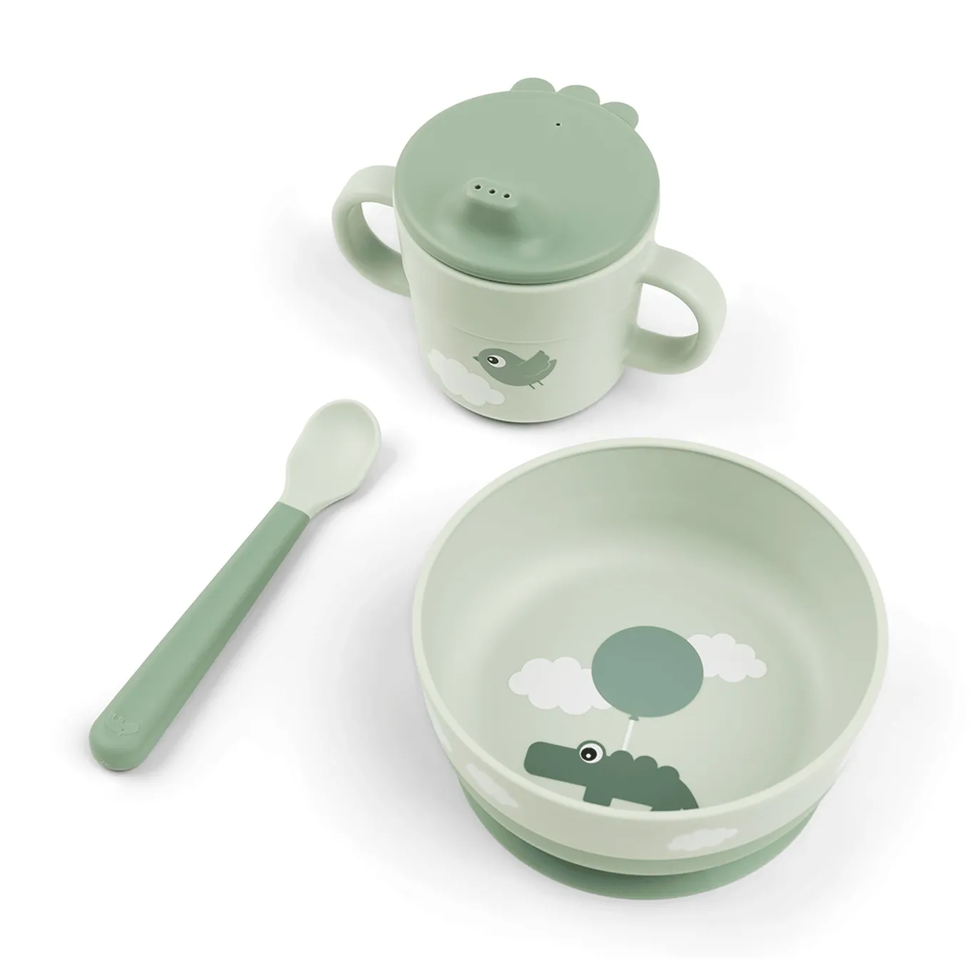 Geschirrset First Meal Happy Clouds