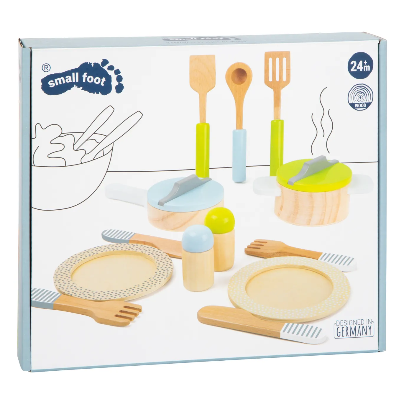 Geschirr- und Topf-Set