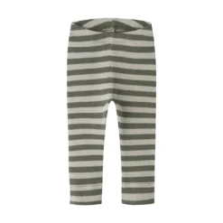 gestreifte Ripp-Leggings