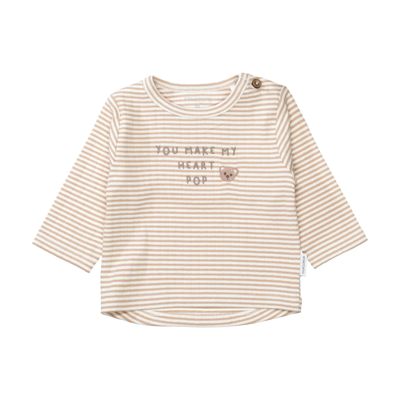 gestreiftes Langarmshirt