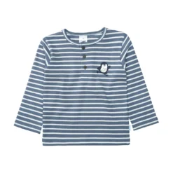gestreiftes Langarmshirt Pinguin