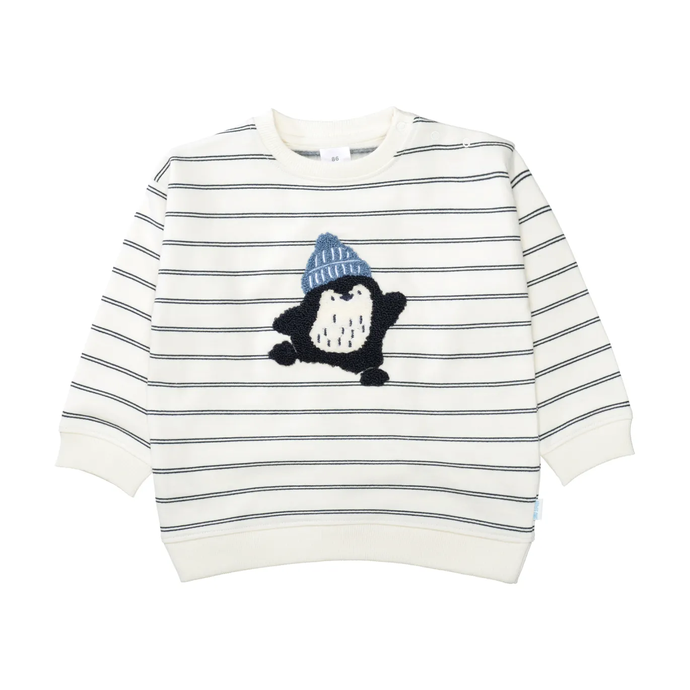 gestreiftes Sweatshirt Pinguin