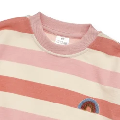 gestreiftes Sweatshirt Regenbogen