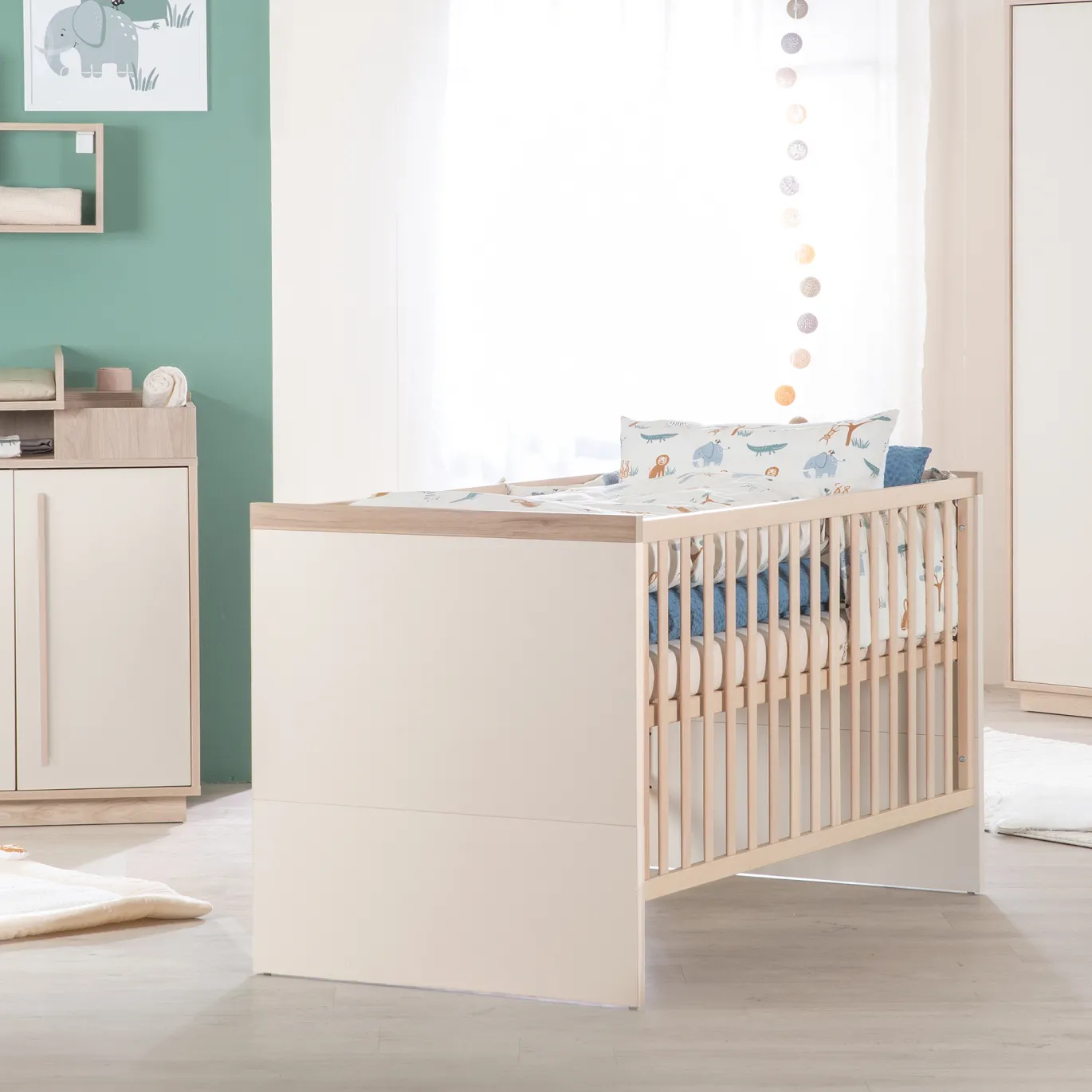 Gitterbett Elva in Cashmere