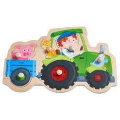Greifpuzzle Lustige Traktorfahrt