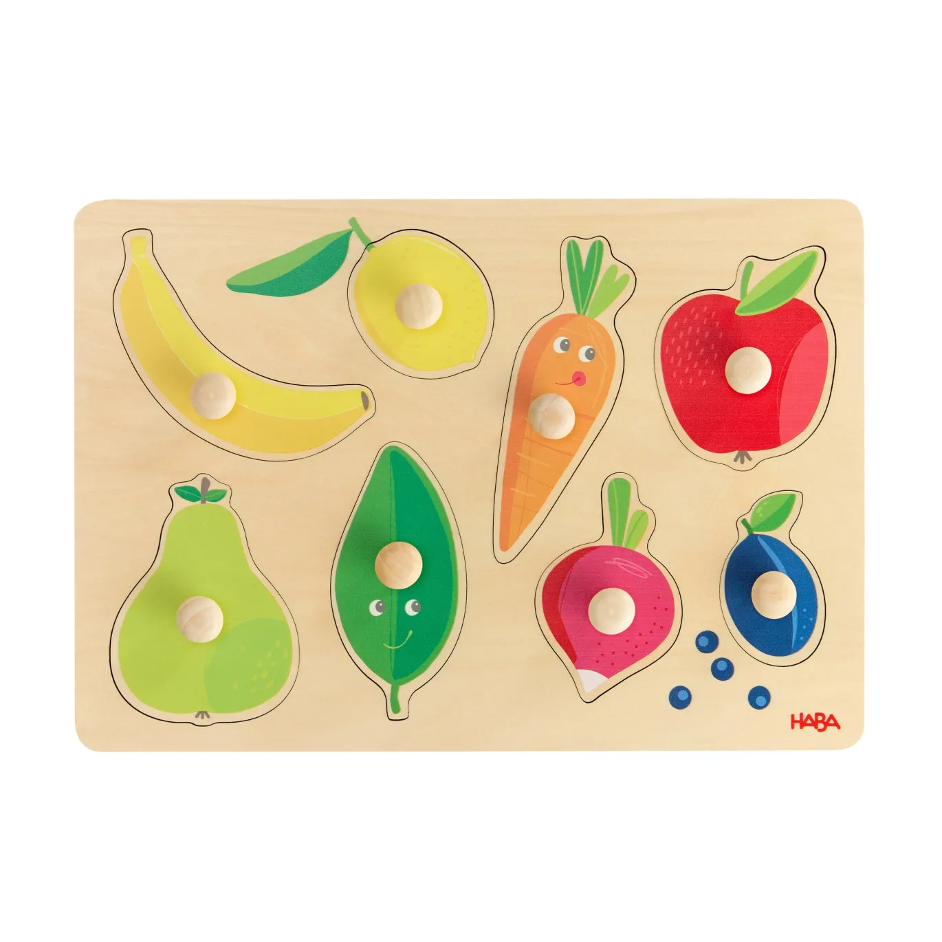 Greifpuzzle Obst und Gemüse