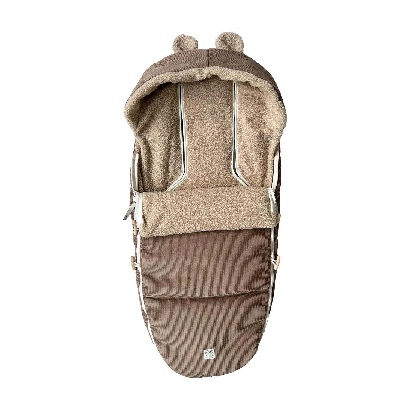 HAU KEA Fleece Fußsack Caribou
