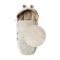 HAU KEA Fleece Fußsack Sand Shell