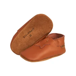 Hausschuhe Leather Brown