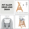 Hochstuhl mit Newborn Set Alpha Premium Nature Grey