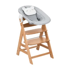 Hochstuhl mit Newborn Set Alpha Premium Nature Grey