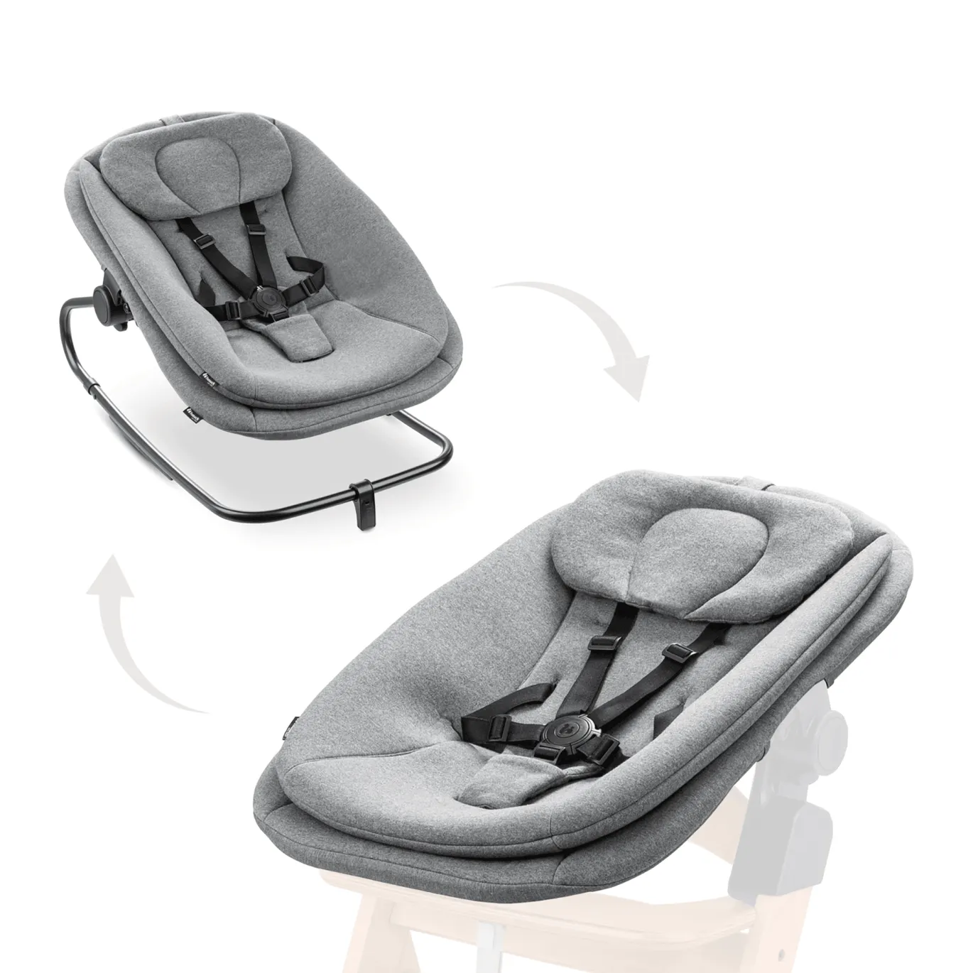 Hochstuhl-Wippe Dark Grey