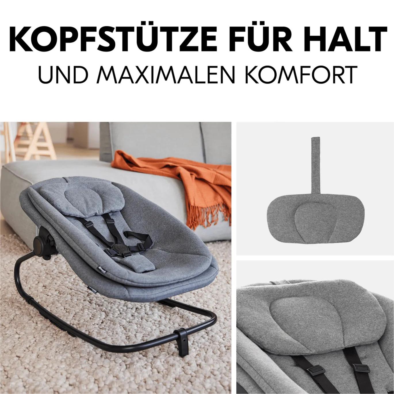 Hochstuhl-Wippe Dark Grey