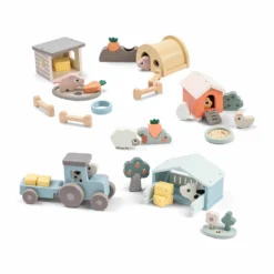 Holzspiel-Set Tiny Farm Dotti