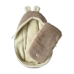 HUKKY Babyschalen Fußsack Warm Sand