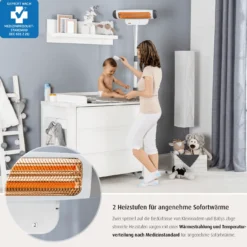 2in1 FeelWell Wickeltisch-Wärmestrahler