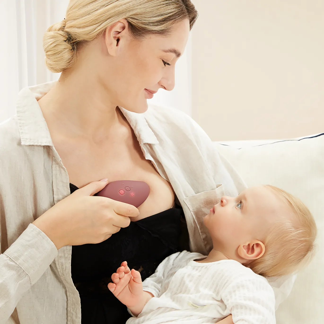 2-in-1 Massagegerät für die Laktation