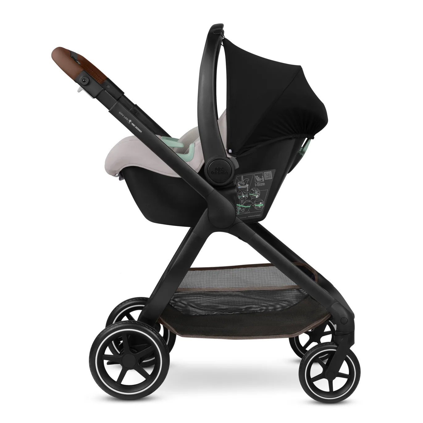 3in1-Kinderwagen-Set City Life - Nature