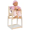 2 in 1 Puppenhochstuhl mit Tisch