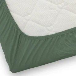 Jersey Spannbetttuch bis 70 x 140 cm Jersey Dunkelgrün