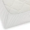 Jersey Spannbetttuch bis 70 x 140 cm Jersey Weiß