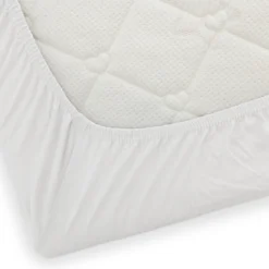 Jersey Spannbetttuch bis 70 x 140 cm Jersey Weiß