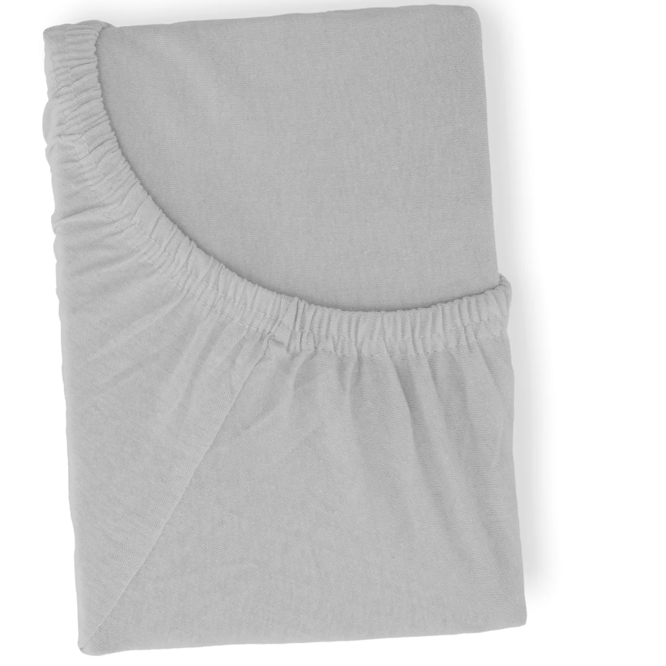 Jersey Spannbetttuch bis 70 x 140 cm Light Grey