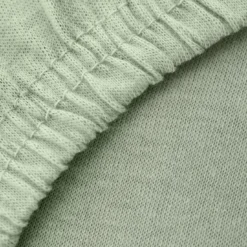 Jersey Spannbetttuch 40x90cm Jersey Seegrün