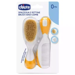 Kamm + Haarbürste mit Naturborsten