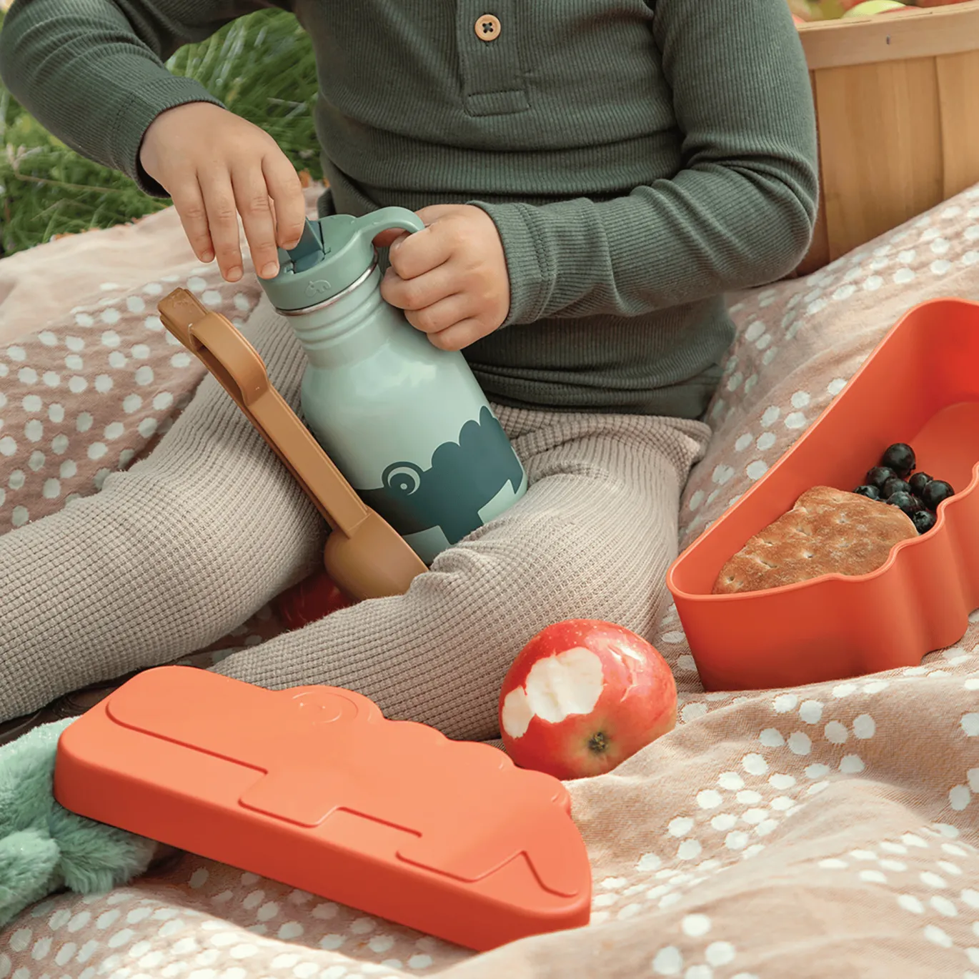 Kiddish Lunchbox Croco Papaya
