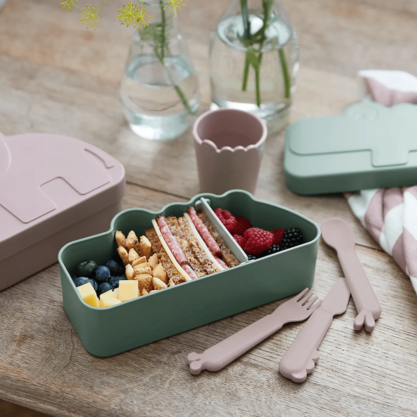 Kiddish Lunchbox Croco Papaya