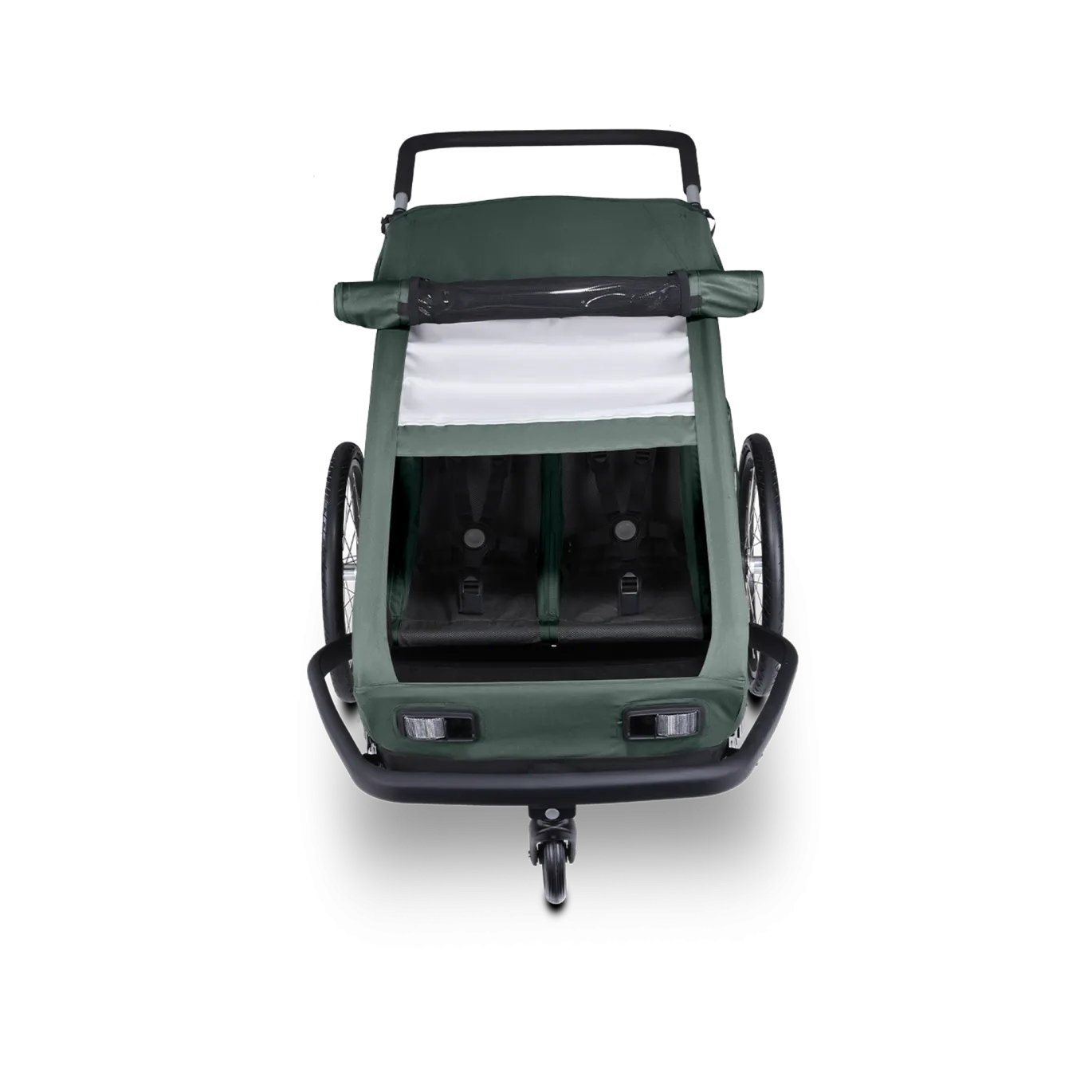 Kid Ellma Set mit Babysitz & Rucksack in Jungle Green