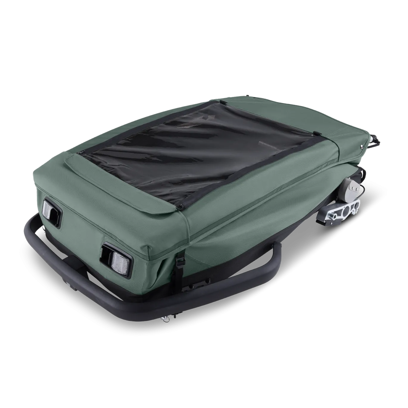 Kid Ellma Set mit Babysitz & Rucksack in Jungle Green