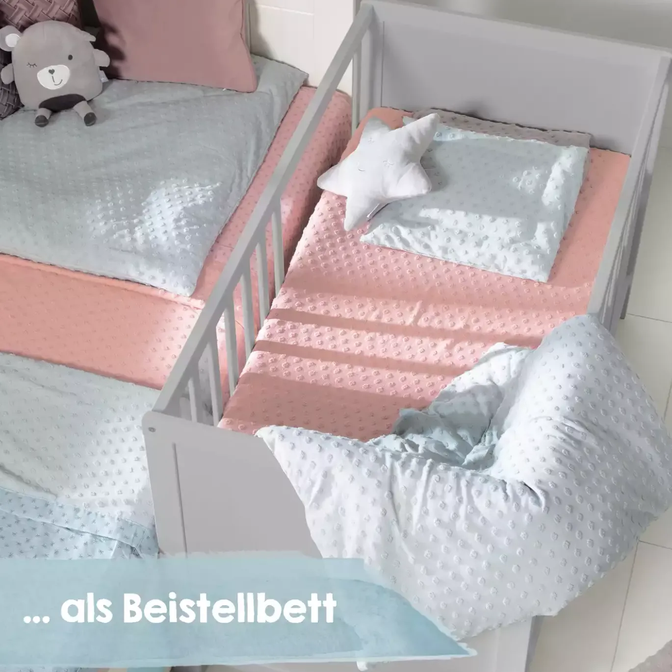 Kinderbett Hamburg Grau