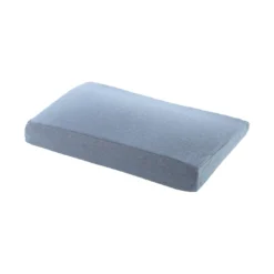 Kinderkopfkissen Melange Blau-Grau
