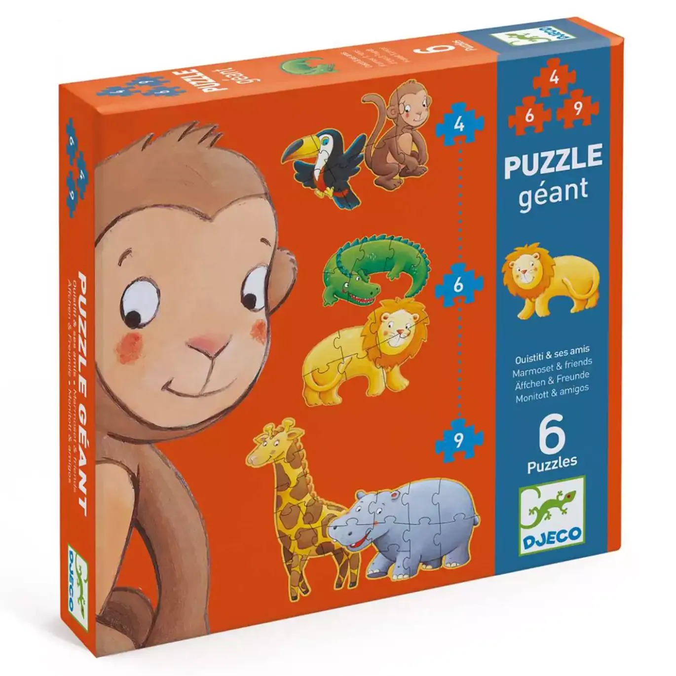 Kinderpuzzle Marmoset & Freunde